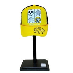 TRUCKER Cap MONKEY SKULL  ANIMATION Baseball Snap back Yellow
